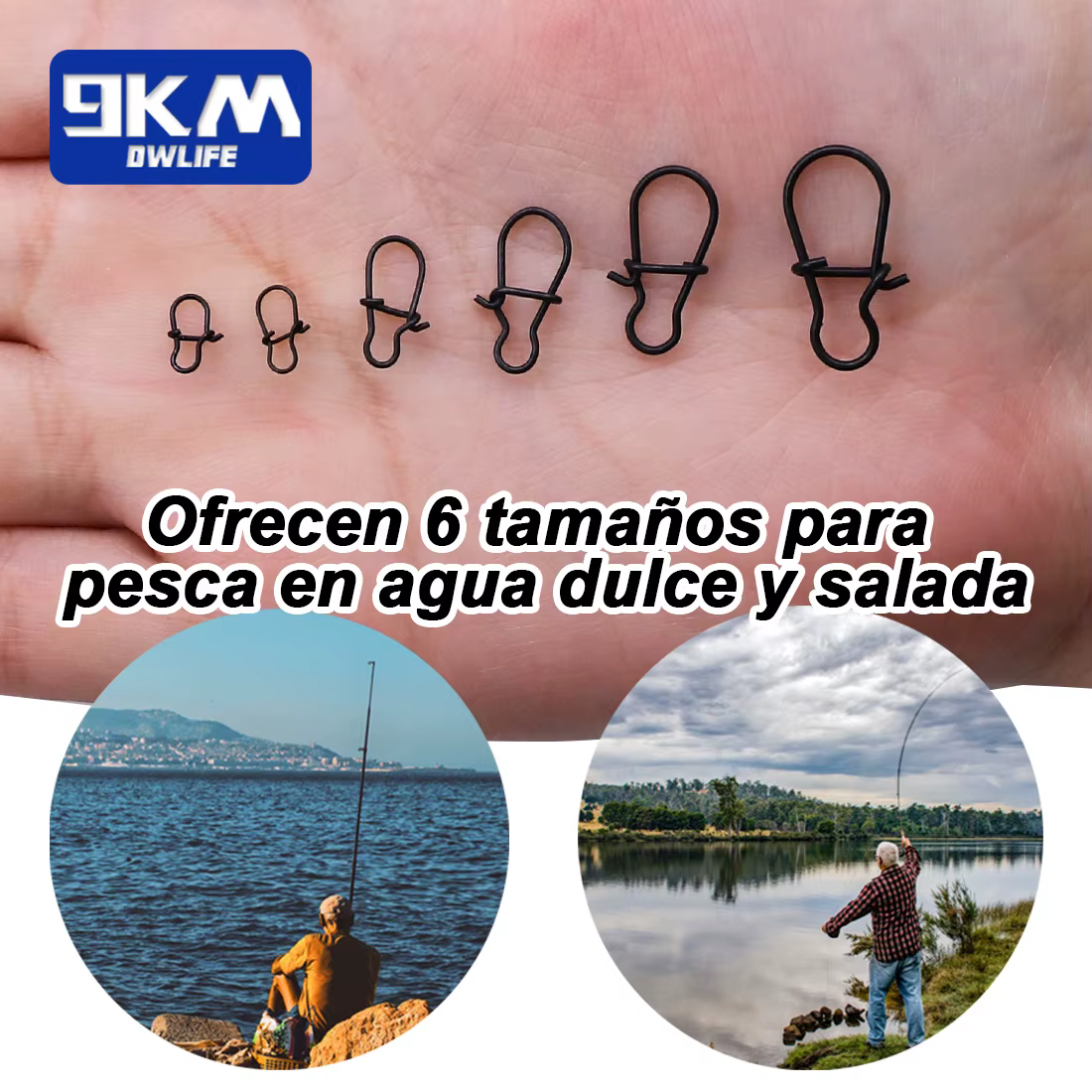 Duo Lock Broches - Clips de cambio rápido para pesca en agua salada - imagen 5