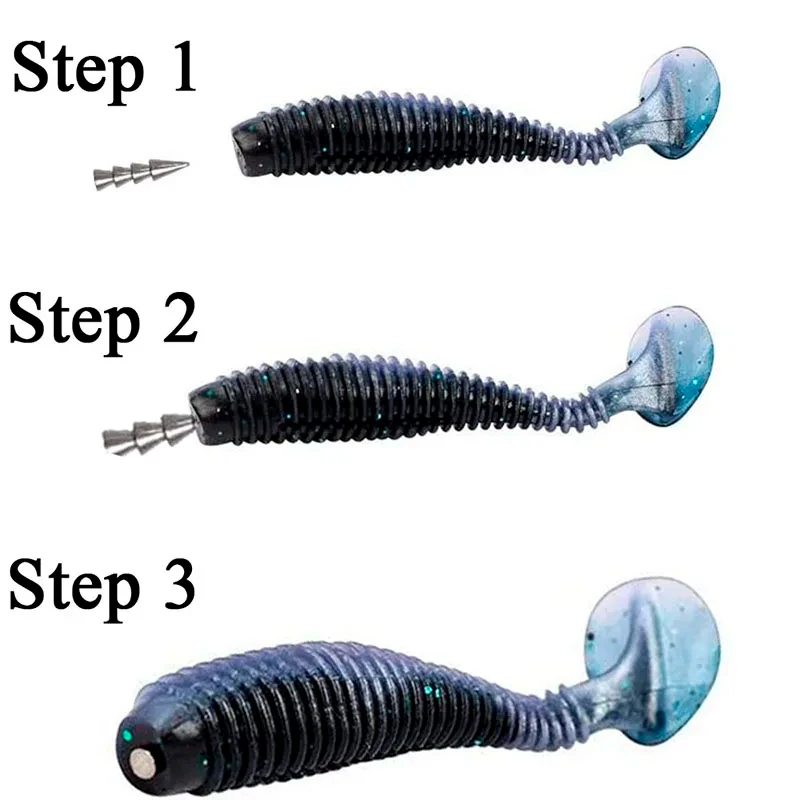 Uso en señuelo swimbait bajo el agua
