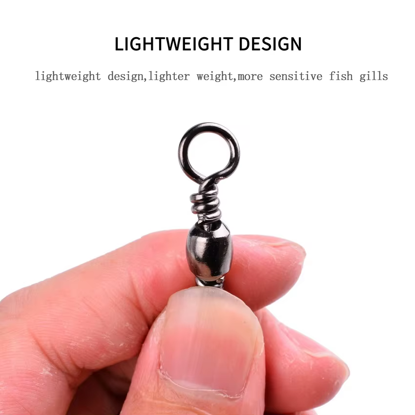 Grapas con Giratorio Acero Inoxidable para Lucio – Pesca Deportiva - imagen 4