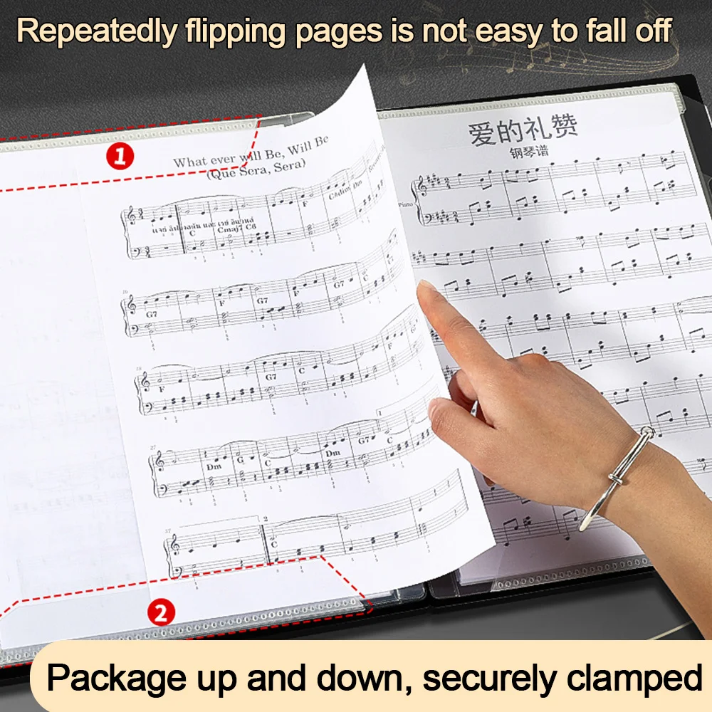 Carpeta impermeable para partituras antirreflectante para piano - imagen 5