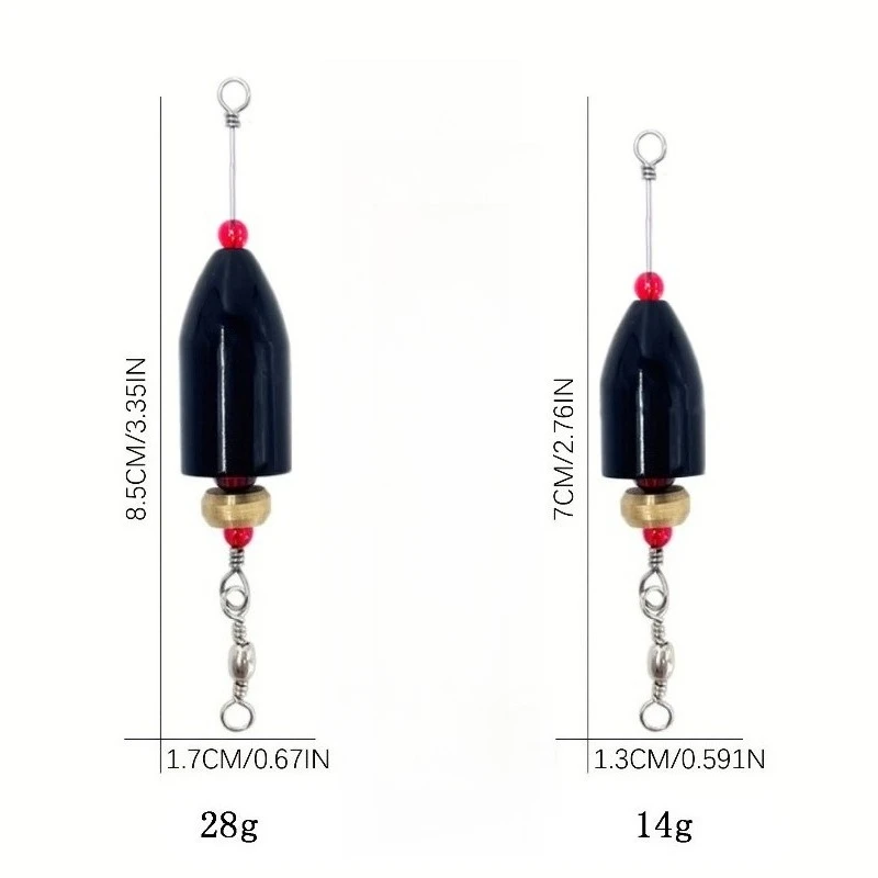 Plomos bala para Texas Rig de cobre antienredos - imagen 3
