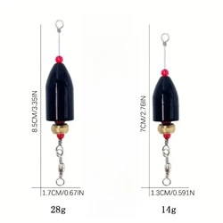 Plomos tipo bala para Carolina Texas Rig de cobre antienredos