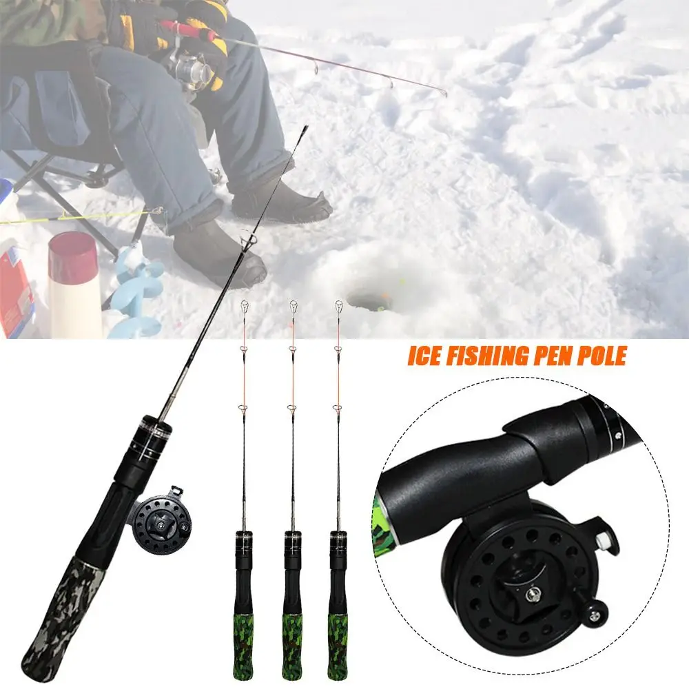 Cañas de hielo retráctiles de carbono para pesca invernal - imagen 5