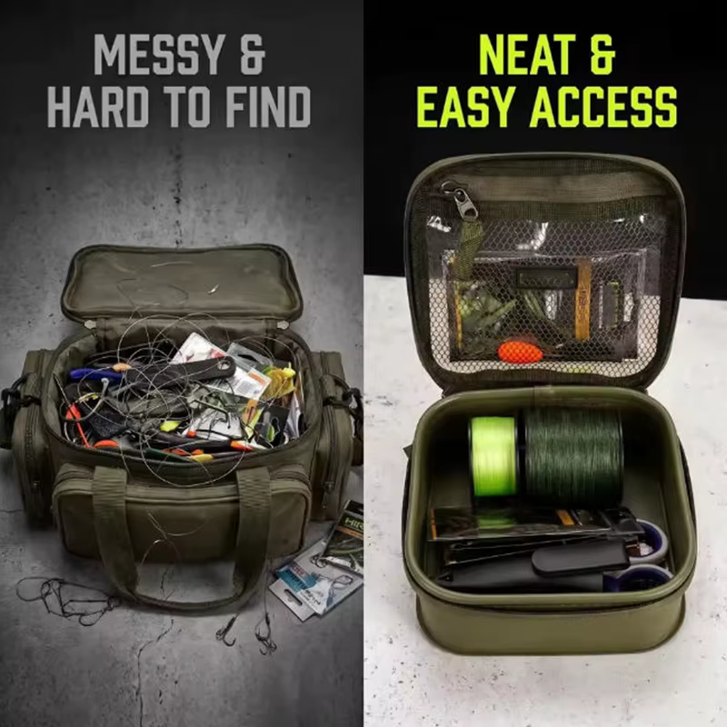Caja organizadora accesorios pesca carpa – Estilo europeo - imagen 2
