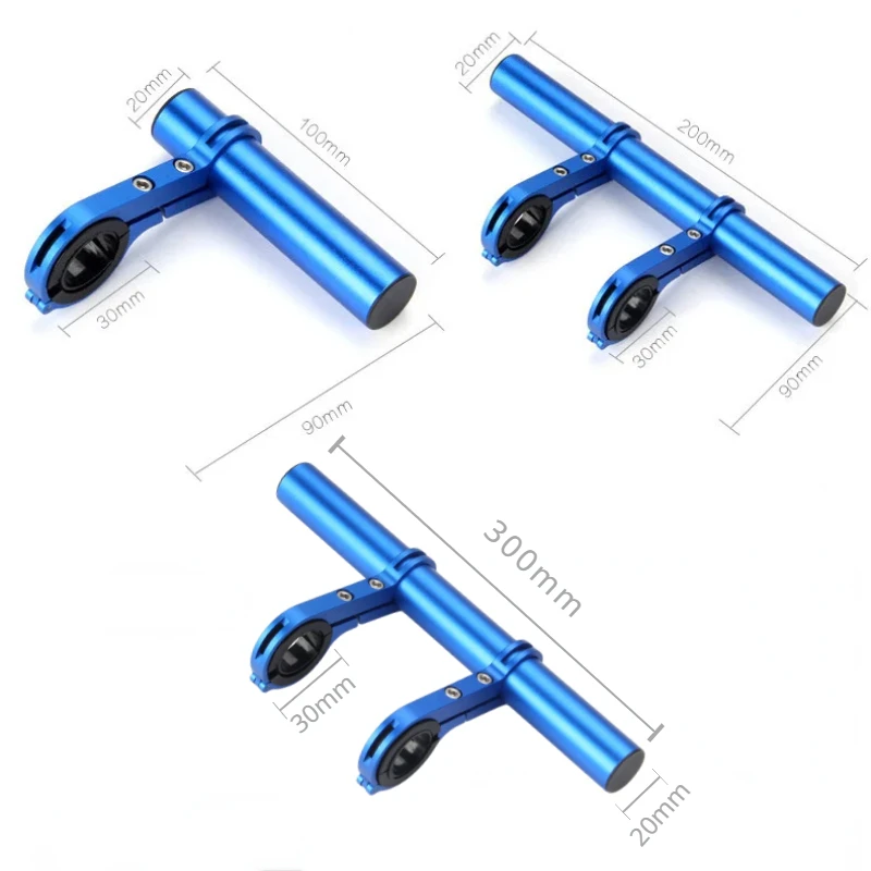 Soporte extensible para luz delantera de aluminio para manillar de bicicleta - imagen 5