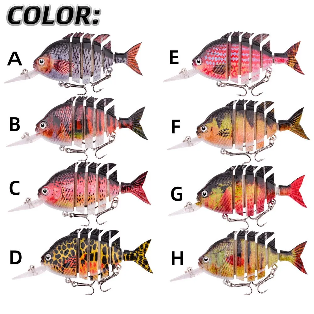 Swimbait Tilapia Señuelo Duro Multiarticulado para Lubina - imagen 5