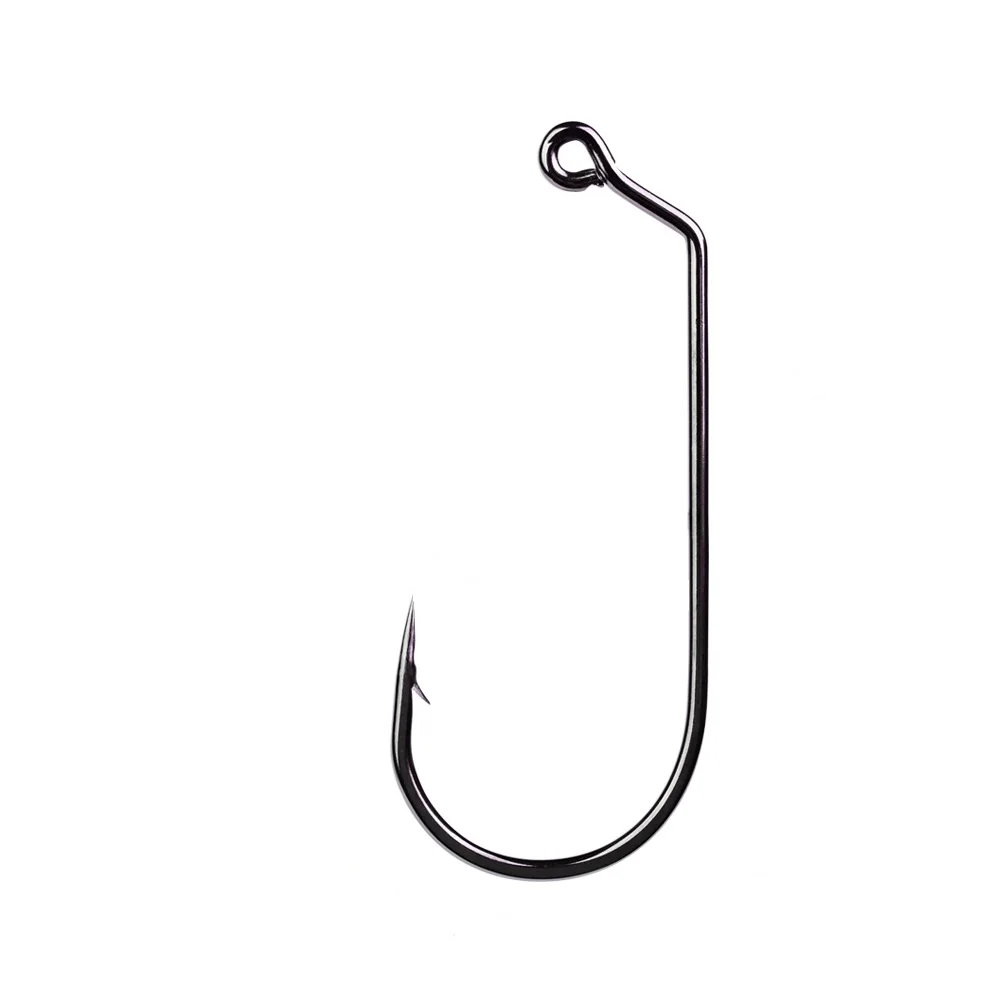 Juego de 50 anzuelos jig DRAGONPING con púas, acero rico en carbono, para pesca en agua de mar