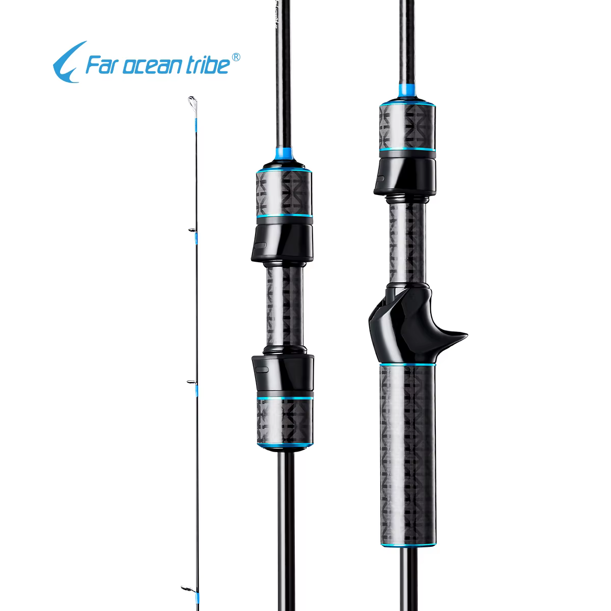 Creek Dance – Caña ultralight carbono para trucha, fundición punta sólida