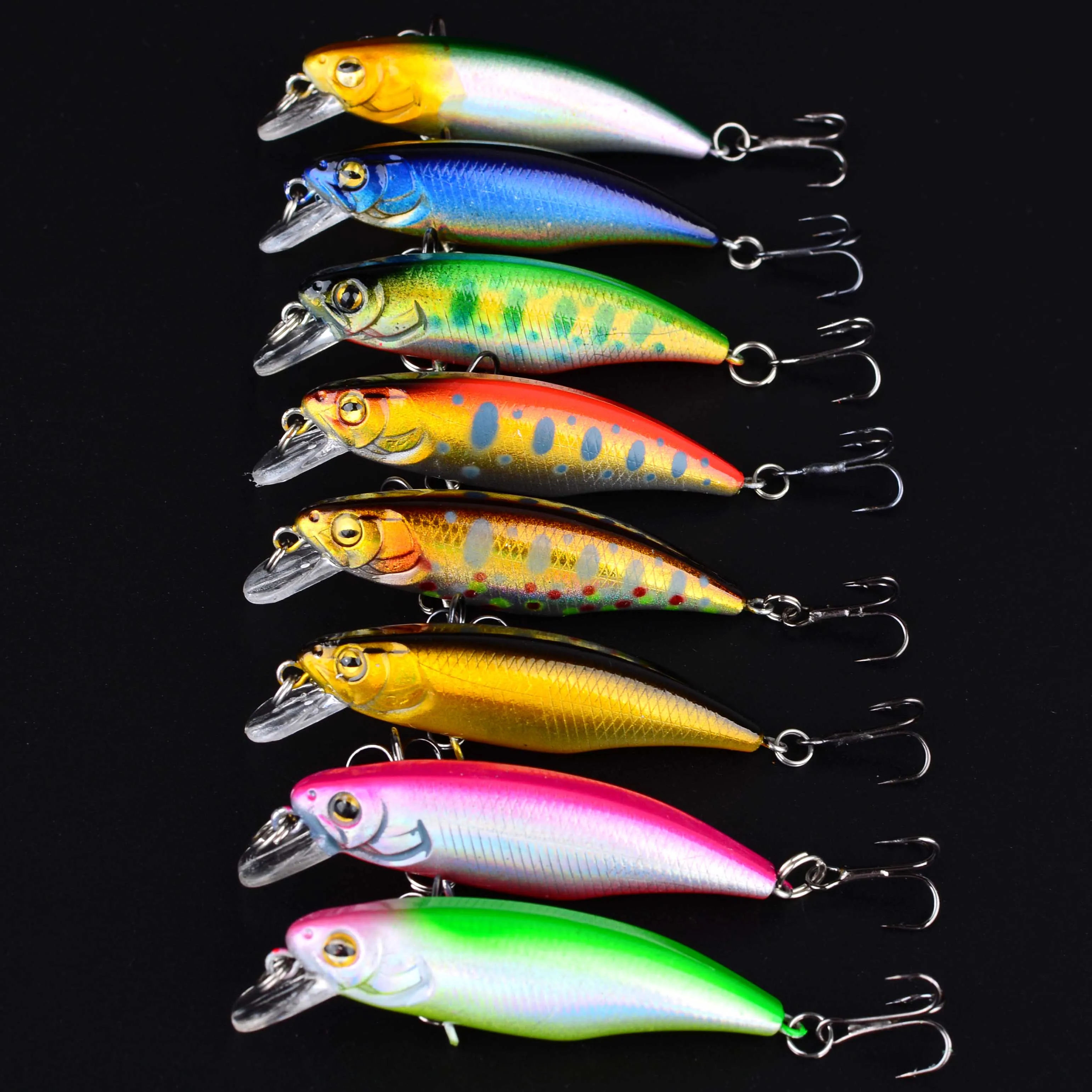 Crankbait Minnow 3D – Señuelo de profundidad para black bass - imagen 2