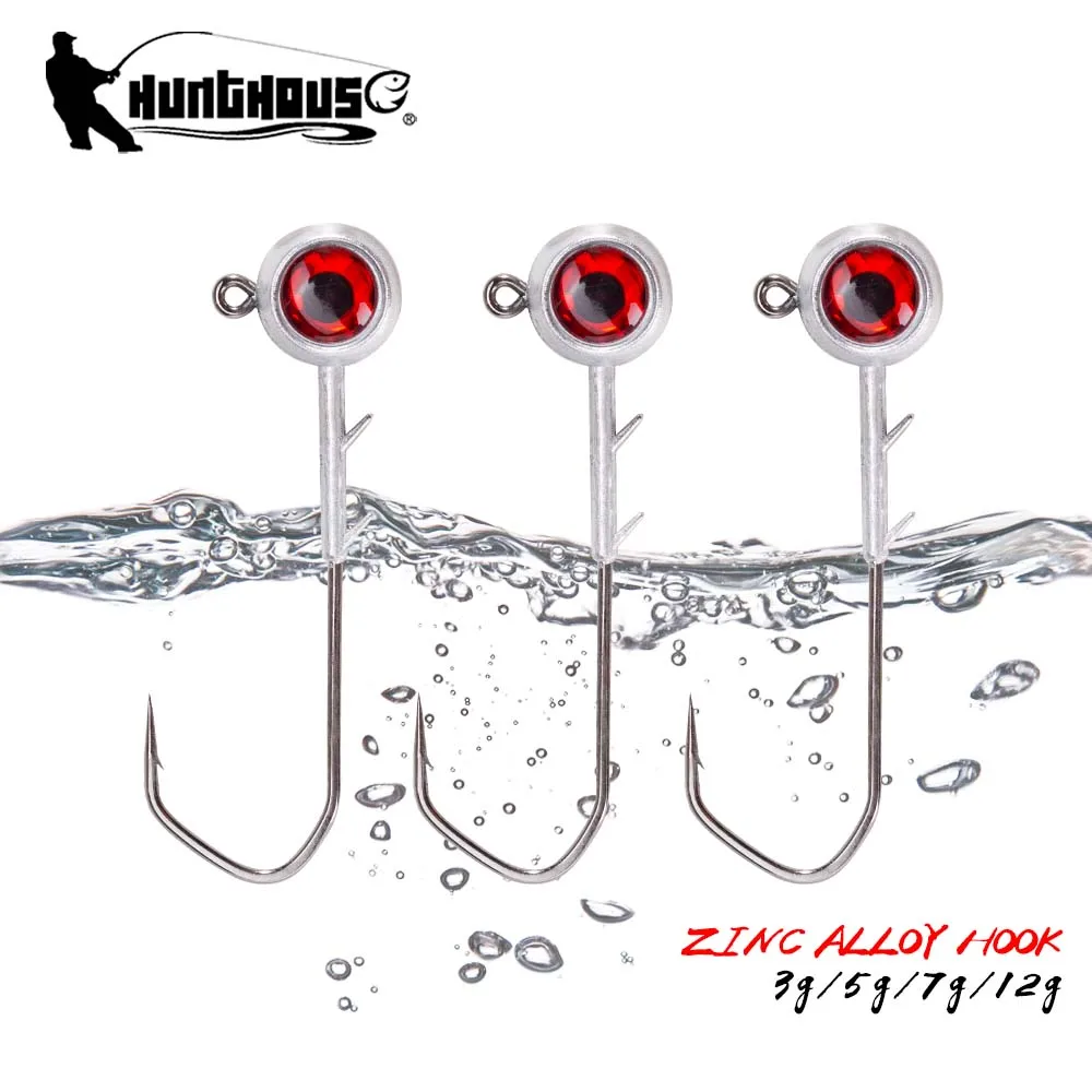Jig Head Hunthouse Ojo Grande – Anzuelo para señuelo suave