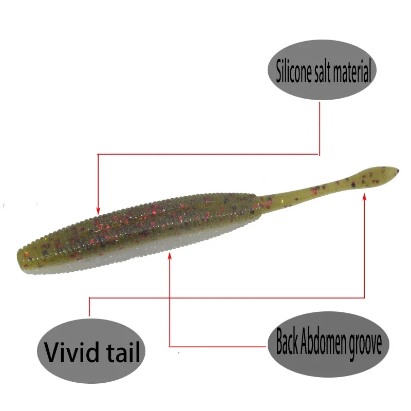 Tiddler Minnow – Señuelo de vinilo para pesca a spinning - imagen 2