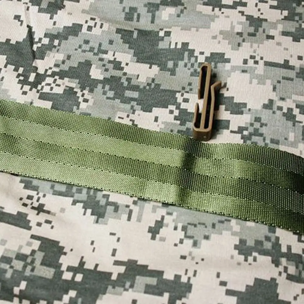 Hebillas negras con clip y sistema Molle para mochila de camping - imagen 4