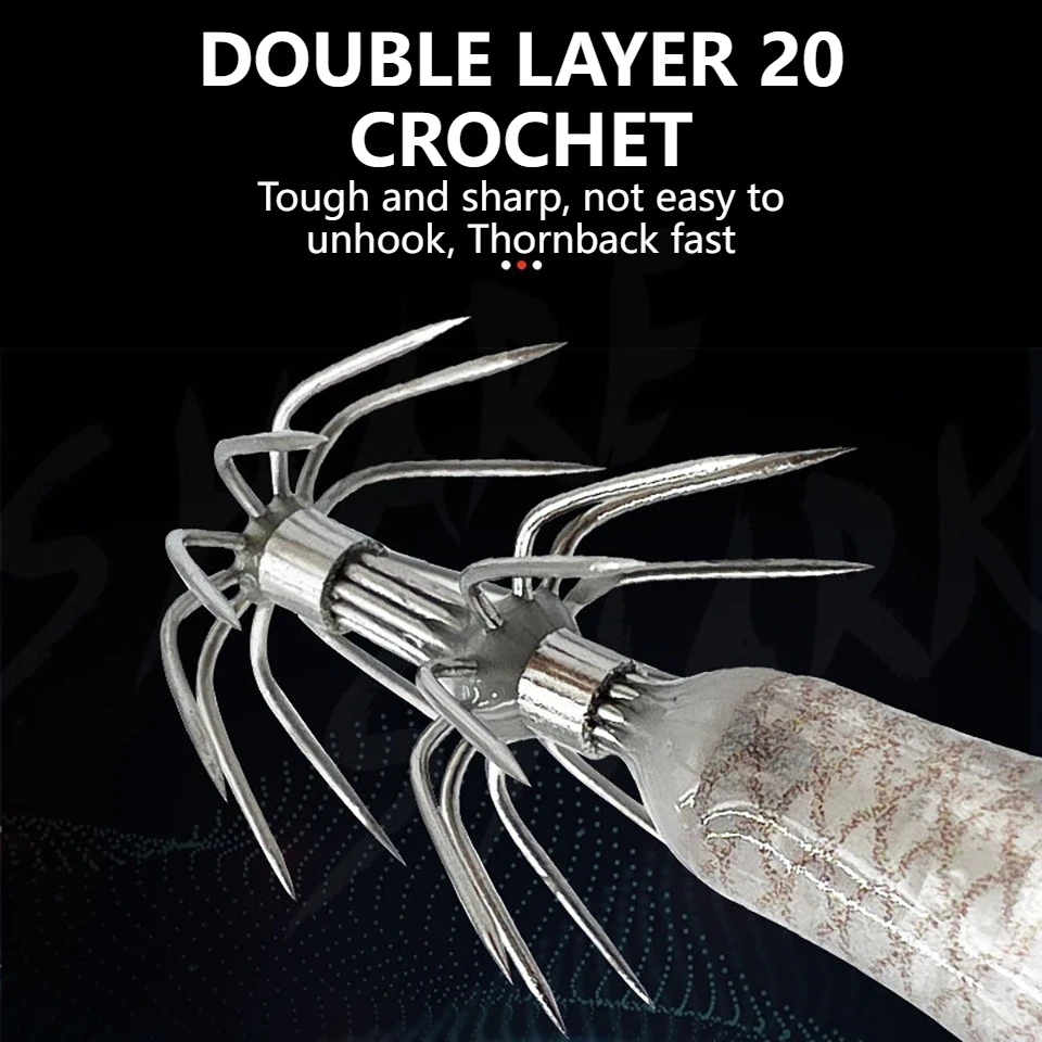 Señuelo de gamba luminoso Walk Fish – Jig para pesca marina - imagen 4