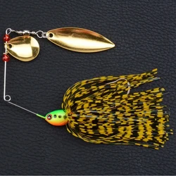 Spinnerbait 17g para lucio – señuelo sinking giratorio de metal