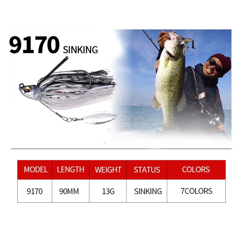 Spinnerbait 12,7 g en acción