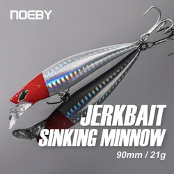 Noeby Jerkbait Minnow – Señuelo para trucha y lubina