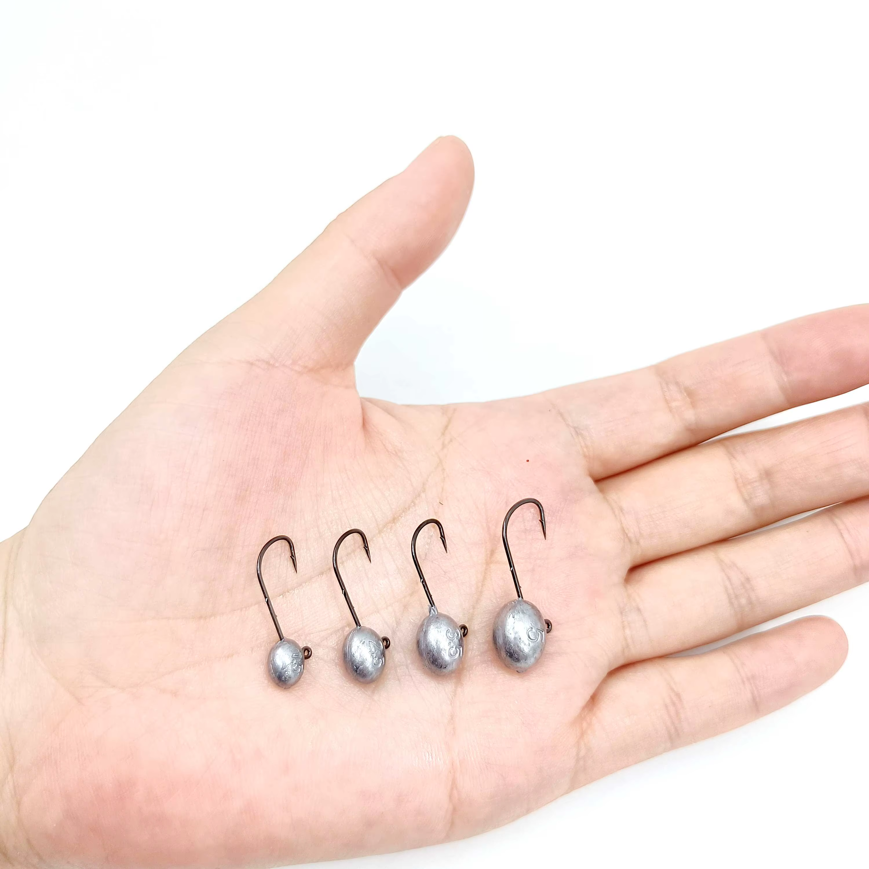 DUODUOYU Mini Jig Head con púas para trucha - vinilo
