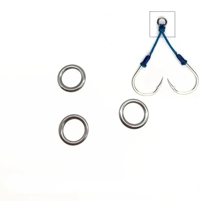 Anillos tóricos Effosola en uso con señuelos de pesca