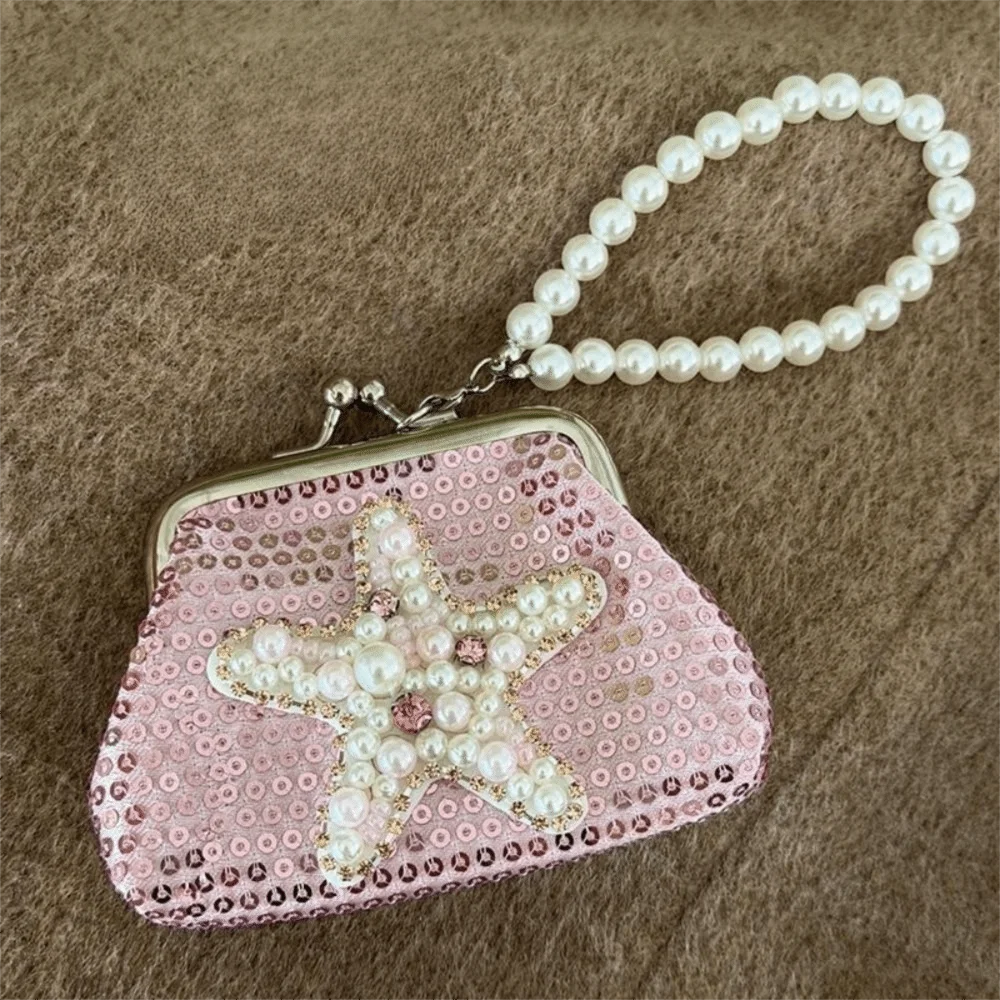 Llavero monedero vintage Y2K de lona, accesorio multifunción - imagen 3