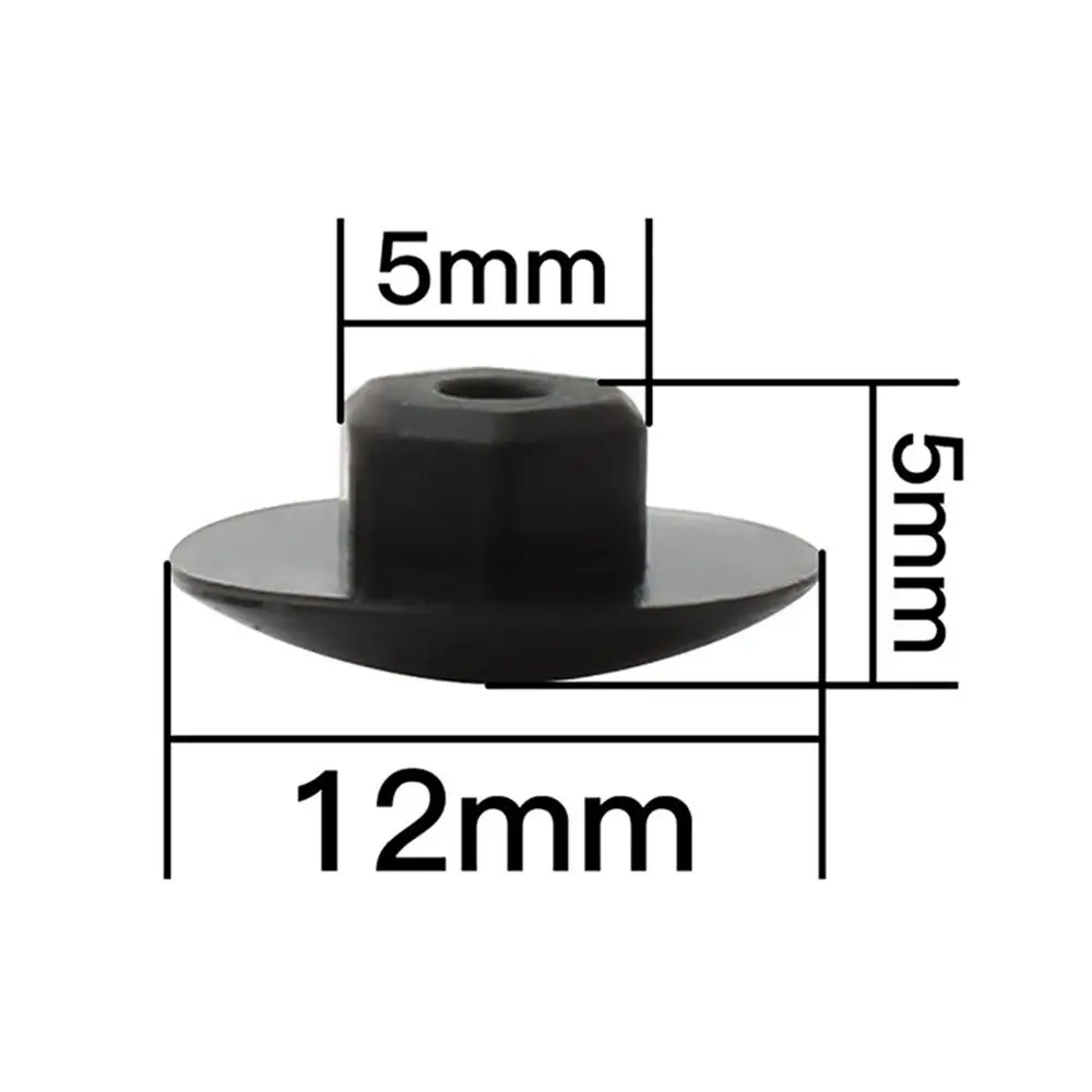 Tapa de goma para auricular de bicicleta negra