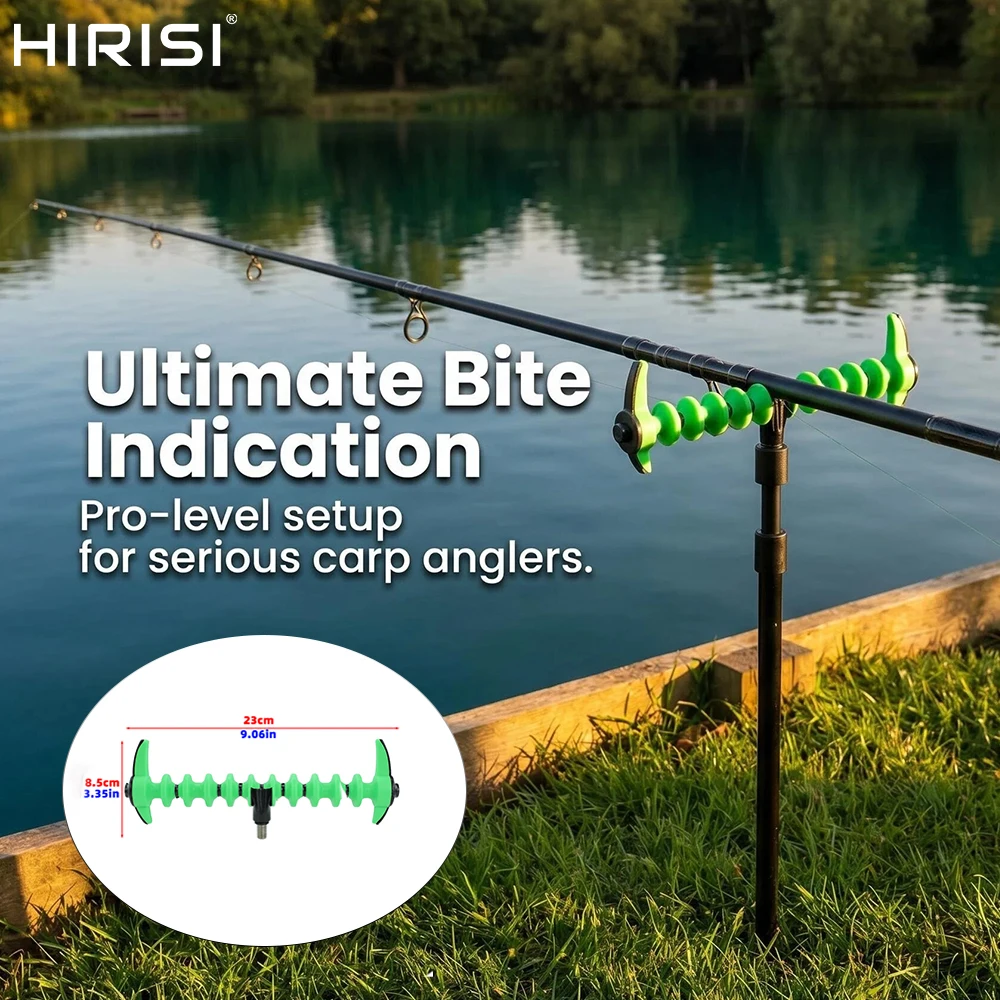 Hirisi Buzz Bar AC202 de plástico para carpa y soporte de caña