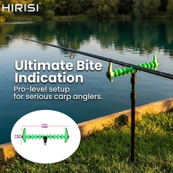 Hirisi Buzz Bar AC202 de plástico para carpa y soporte de caña