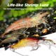 Goture señuelos de camarón luminosos y suaves – anzuelo biónico - imagen 3