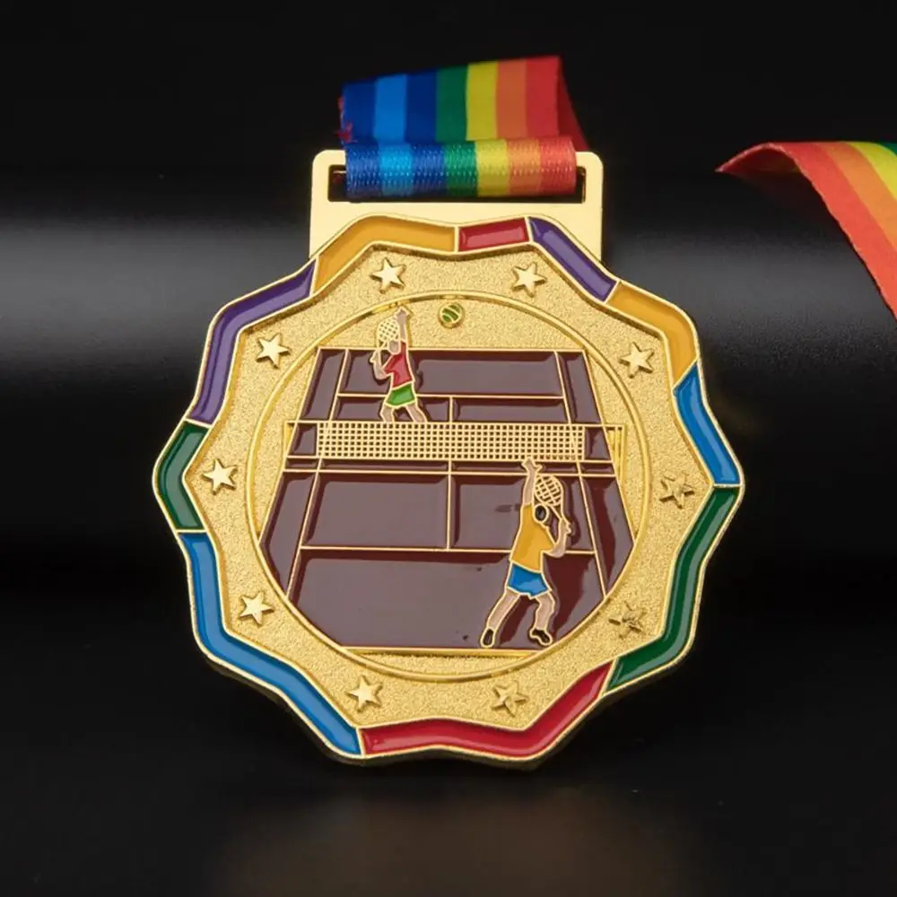 Medallas de metal doradas para equipos y competiciones deportivas - imagen 4