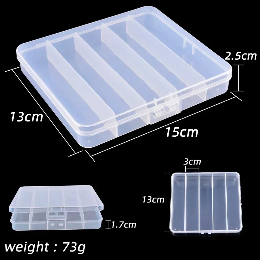 Caja de pesca plástica para anzuelos y señuelos - imagen 4