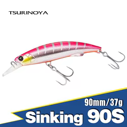 Señuelo TSURINOYA Sinking Minnow 90S – cebo duro para lubina y atún