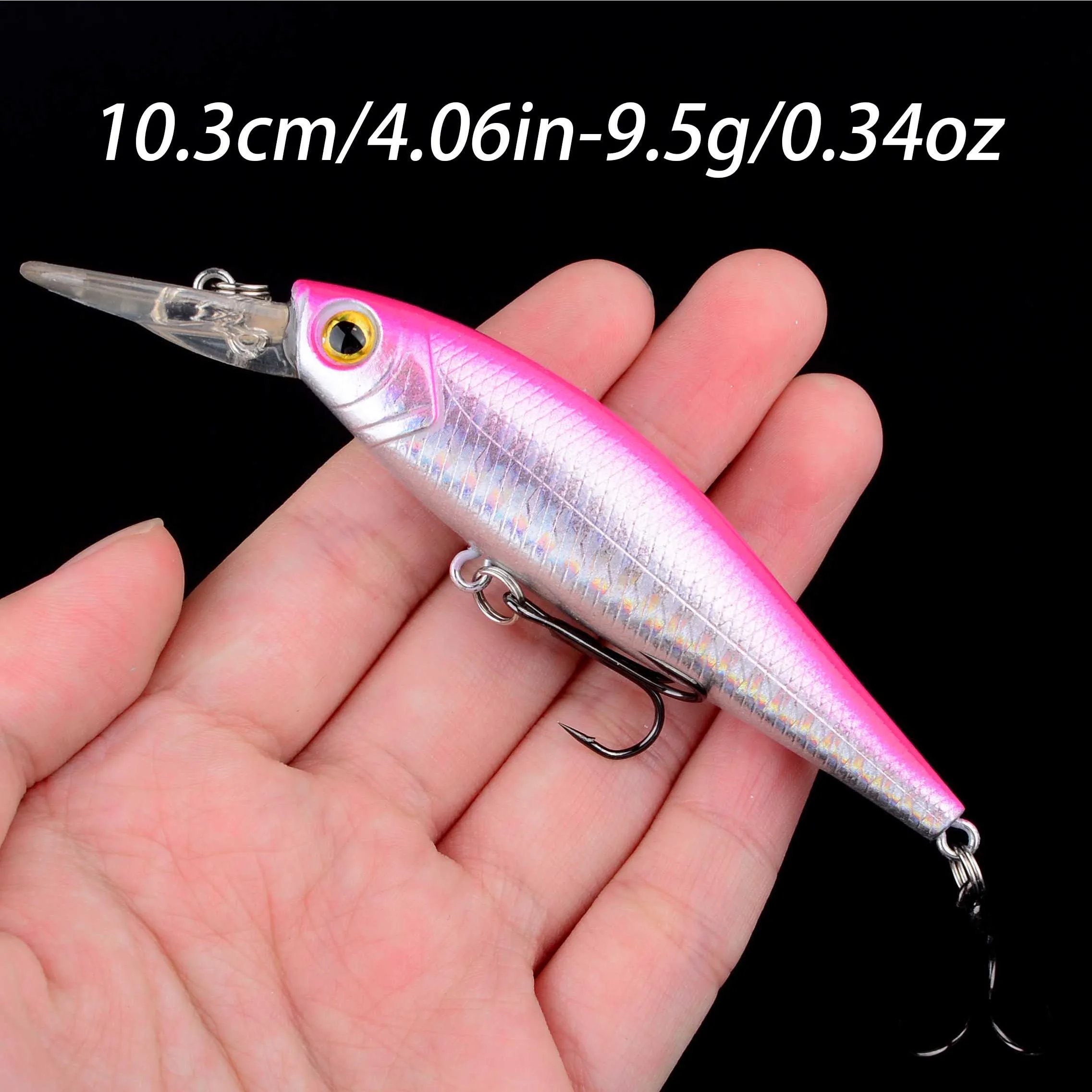 Wobbler minnow de gran tamaño