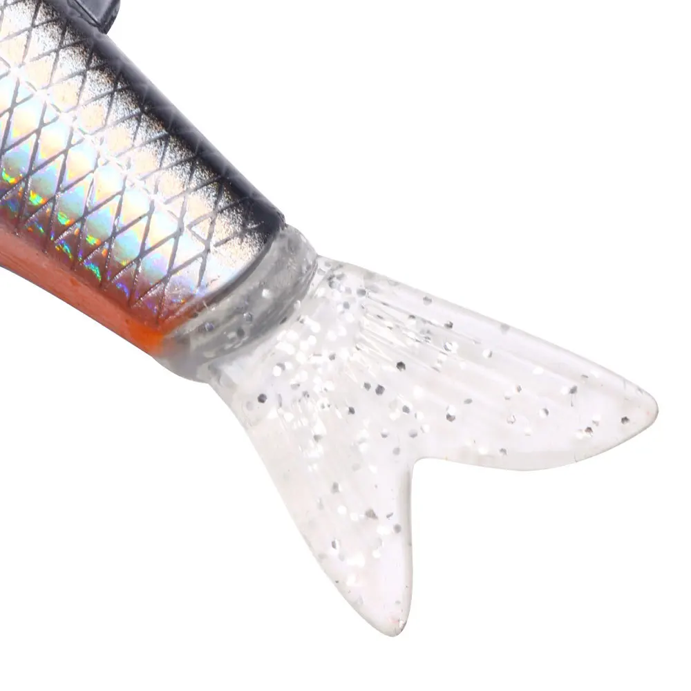 Señuelo swimbait minnow wobbler Jointbait duro para lucio - imagen 2