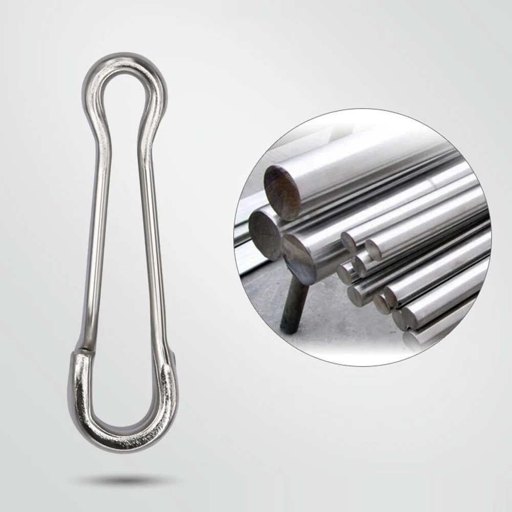 Eslabones giratorios DNDYUJU – Acero al carbono para señuelos - imagen 2
