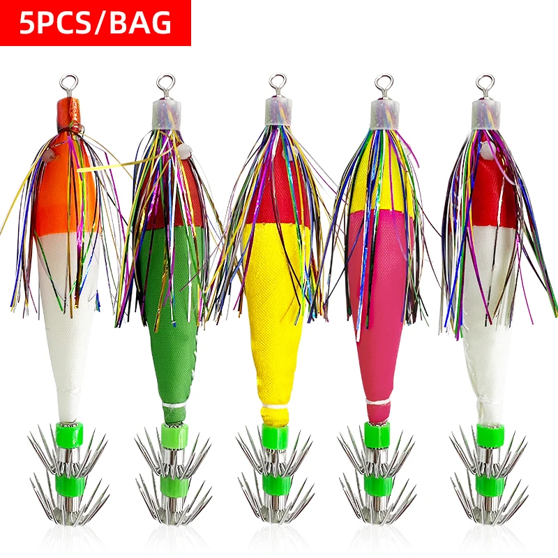 ShareShark Señuelo de calamar jig con tentáculos luminosos - imagen 2