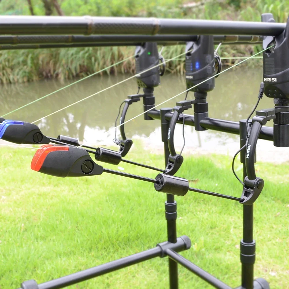 Hirisi Swingers LED indicador de mordida para carpa con cabezales - imagen 4