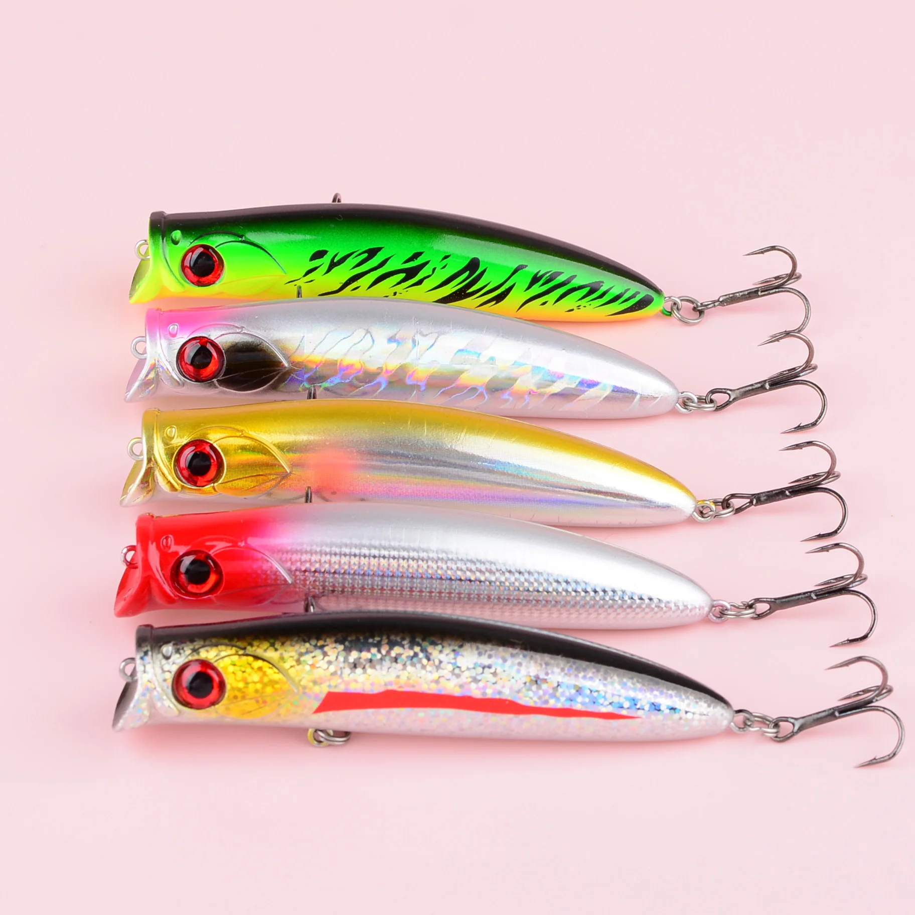 Popper topwater en acción