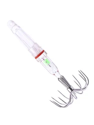 Anzuelo luminoso LED para pesca nocturna de calamar y pulpo