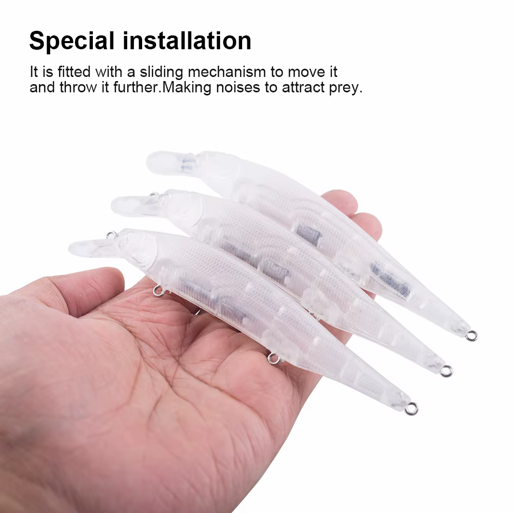 Spinner transparente flotante para lubina - imagen 3
