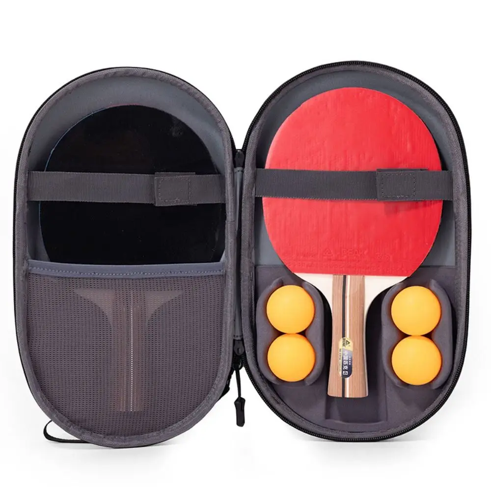 Estuche EVA portátil para tenis de mesa impermeable, con cremallera