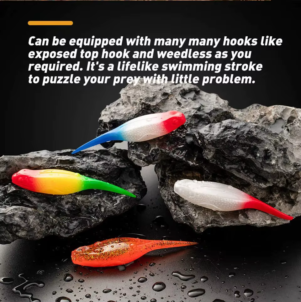 Swimbait WALK FISH rana – Cebo silicona suave tipo frog - imagen 4