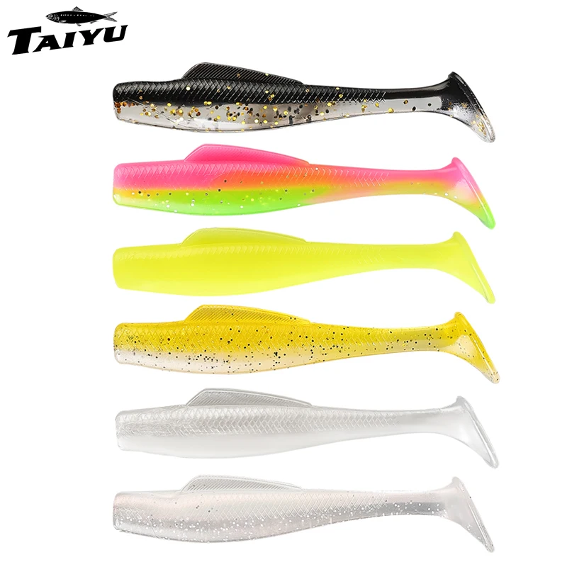 TAIYU Vinilos Flotantes TPR sin Cabeza – Cola en T para Black Bass - imagen 2
