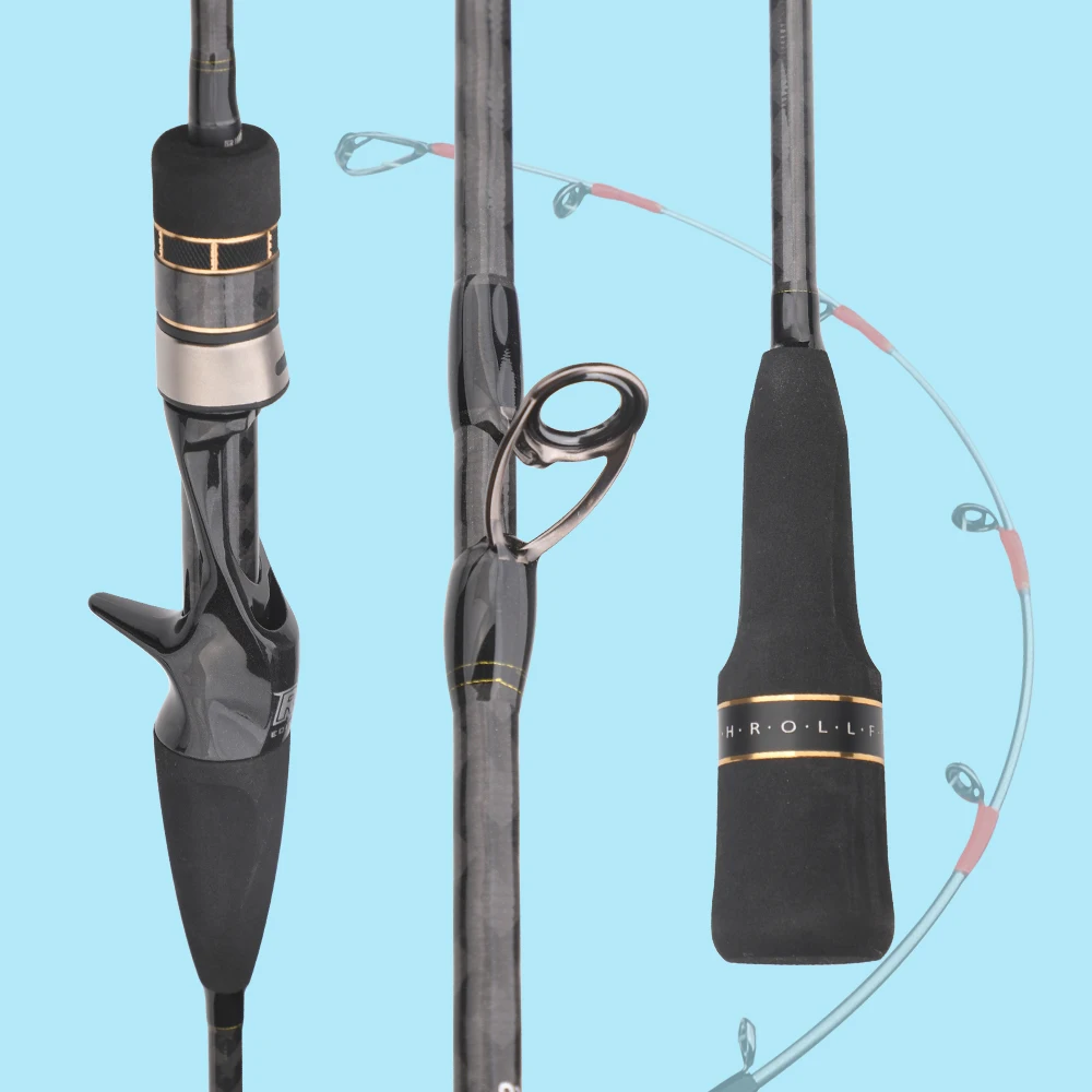 Detalle del portacañas y empuñadura de la ROLLFISH