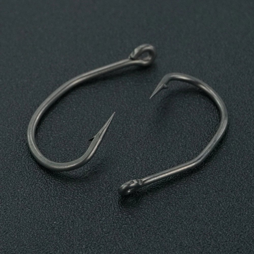 Anzuelos recubiertos PTFE Hirisi 8023 con punta afilada y ojo - imagen 4
