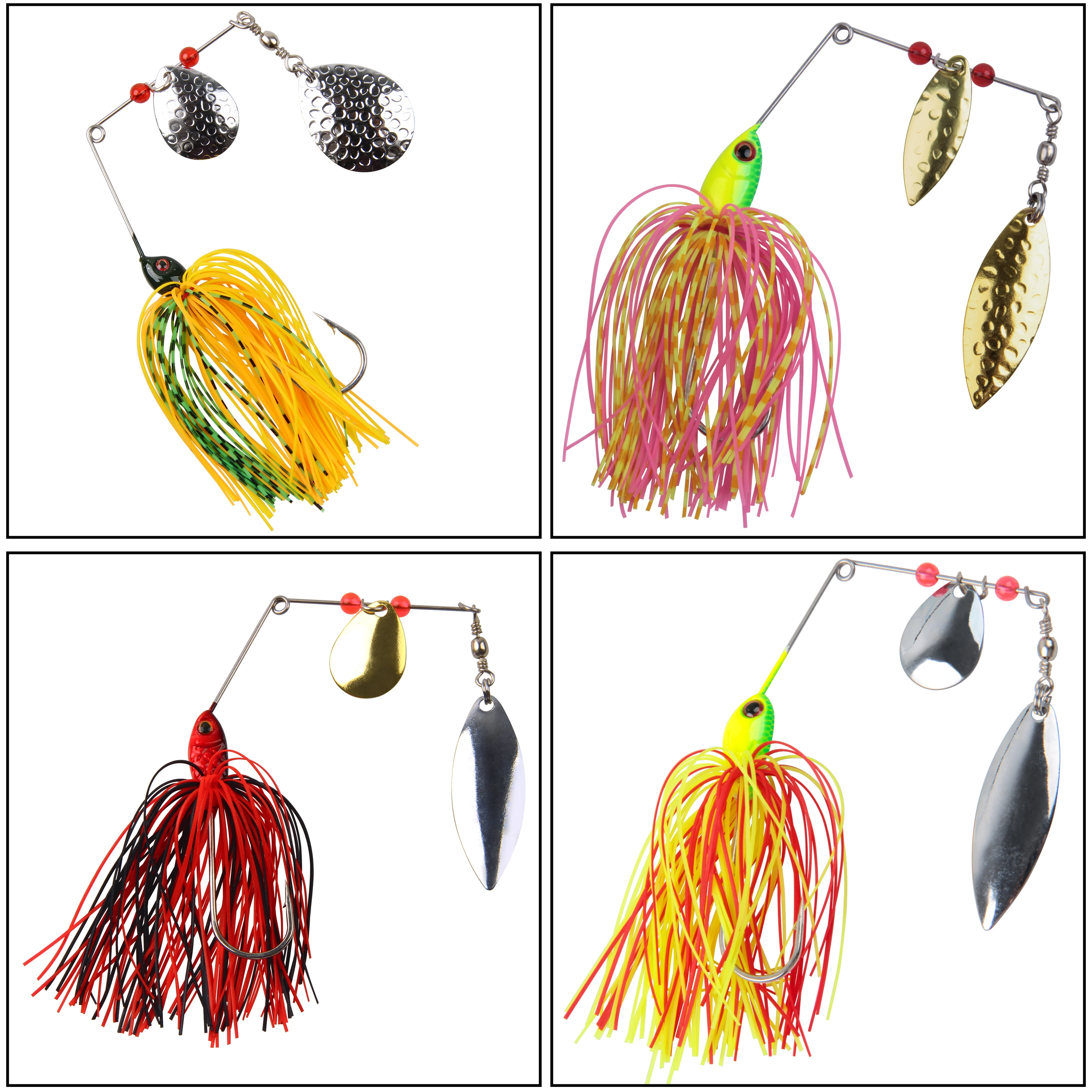 Cuchillas giratorias Colorado metal para Spinnerbait Buzzbait lobina - imagen 5