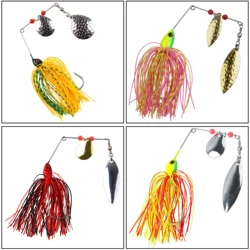 Cuchillas giratorias Colorado metal para Spinnerbait Buzzbait lobina