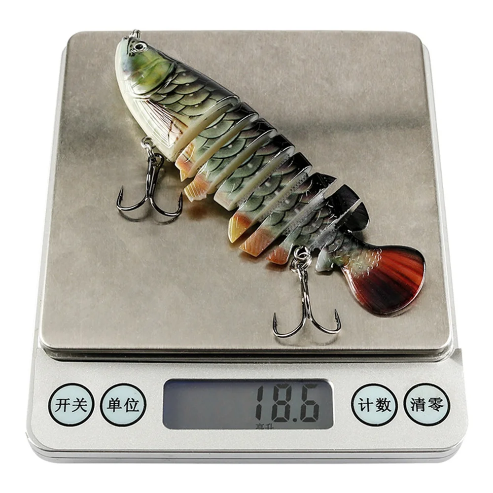 Señuelo multisección 11cm 18.6g Swimbait para lucio y carpa - imagen 3