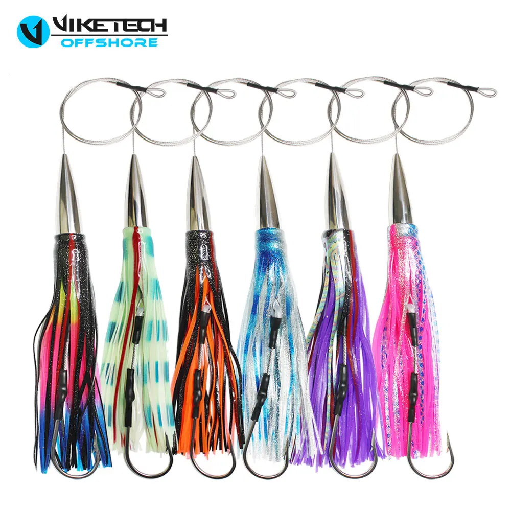 Pulpo Curricán Viketech – Acero Inoxidable para Gran Pesca