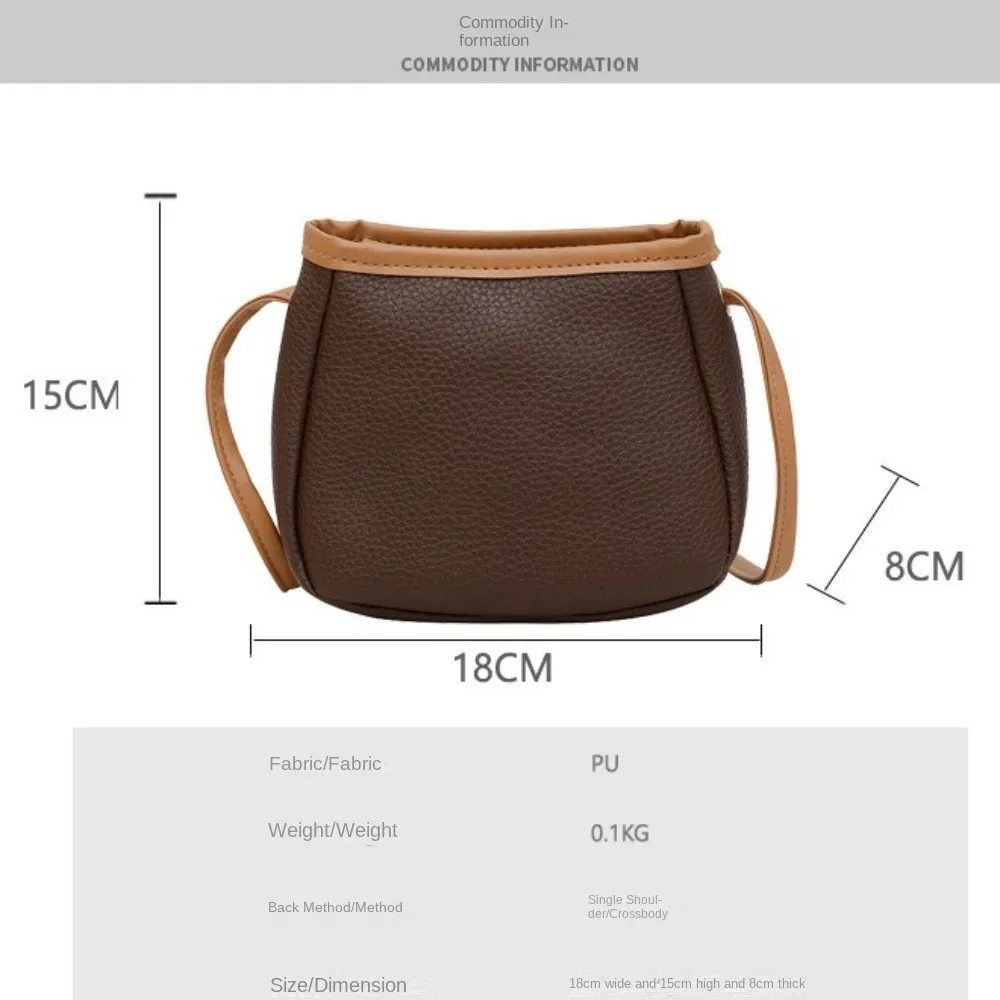 Bolso de pesca bandolera de cuero PU ligero gran capacidad - imagen 4