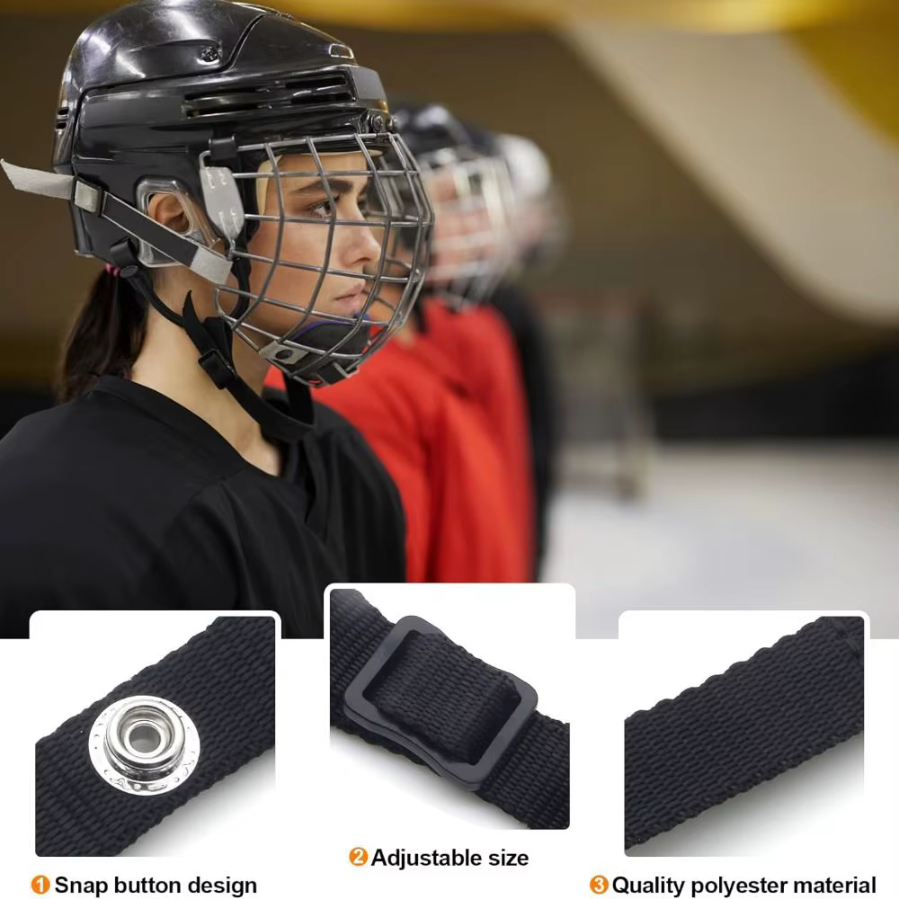 Correa Barbilla Casco Hockey – Ajustable y Desmontable Universal - imagen 3
