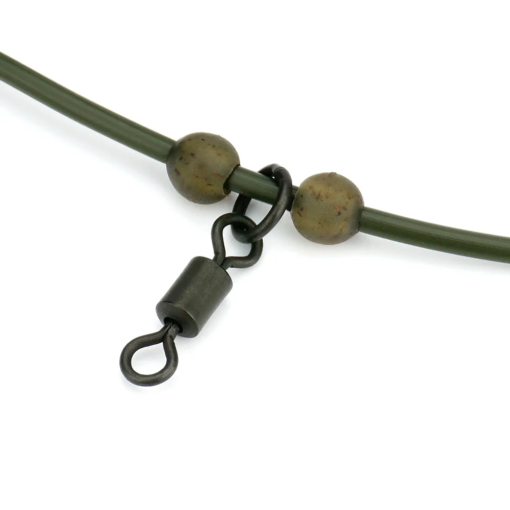Hirisi AH016 abalorios shock de goma verdes para pesca carpa - imagen 4